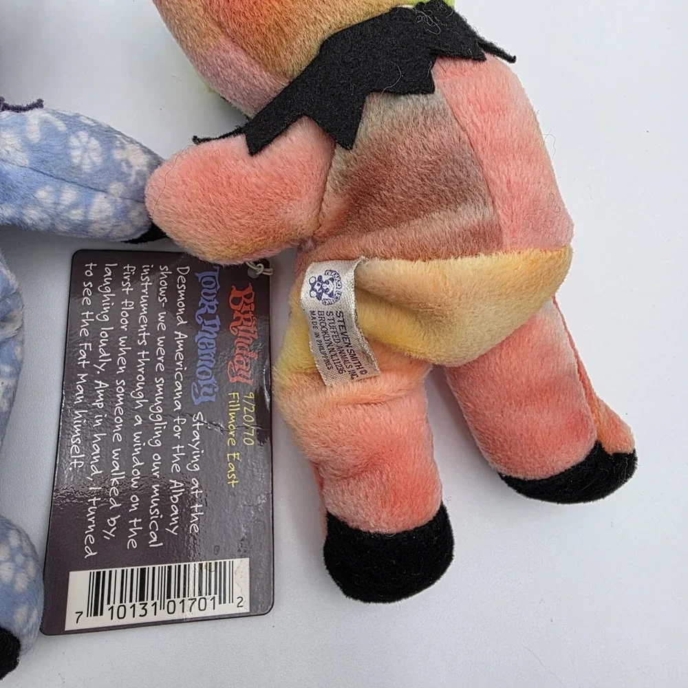 Lot of 6 Vintage Grateful Dead Beanie Bear Plush 6